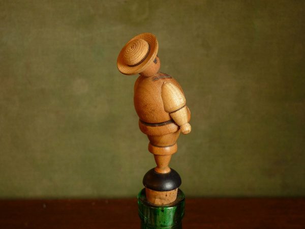 Wooden Man Bottle Stopper