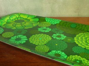 Thetford Green Flowers Large Tray