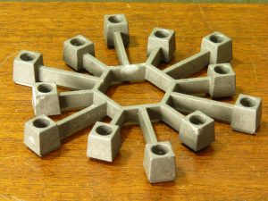 Paro Design Hexagonal Candle Holder Denmark Danish