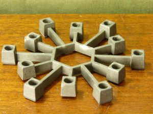 Paro Design Hexagonal Candle Holder Denmark Danish