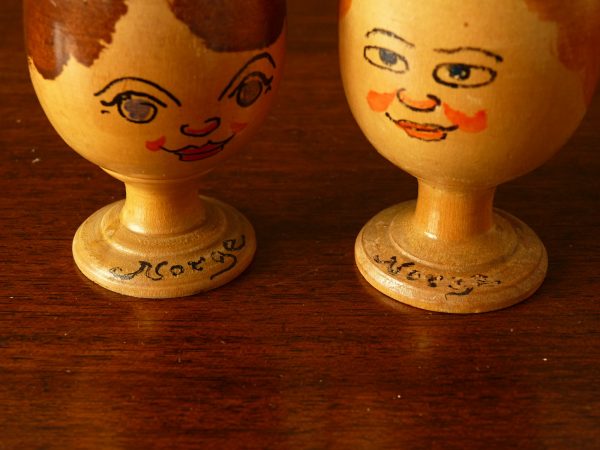 Pair of vintage "Norge" Egg Cups