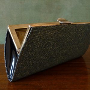 Elbief Green and Gold Clutch Bag