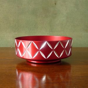 Conrah Red Diamond Design Bowl