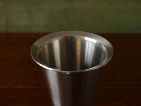 Lundtofte Stainless Steel Flute Vase