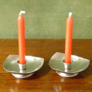 Lundtofte style Stainless Steel Candle Holders