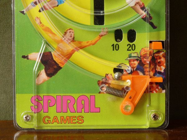 Blue Box Football Theme Spiral Game