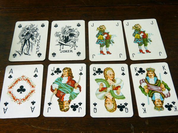 Vintage BIBA fashion house playing cards
