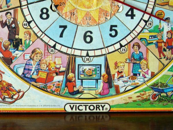 Vintage Victory Puzzle Clock