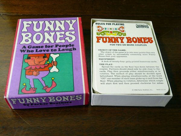 Vintage Parker Brothers Funny Bones Card Game