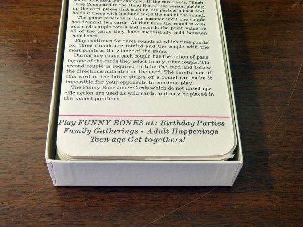 Vintage Parker Brothers Funny Bones Card Game