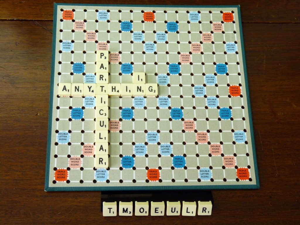 travel scrabble vintage