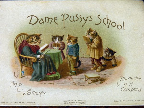 Dame Pussy's School by F. E. Weatherly (Illustrated by H. H. Couldery)