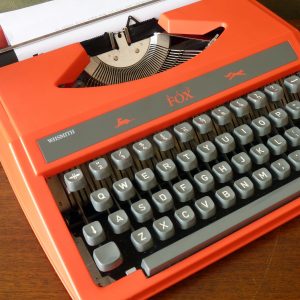 WH Smith 1970s "Red Fox" Typewriter (aka Silver Reed SR-10)