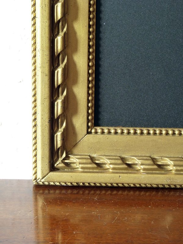 Large Antique Gilt Gesso Chunky Frame with Blackboard