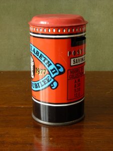 Silver Jubilee 1977 Post Office Savings Post Money Box Letter Box