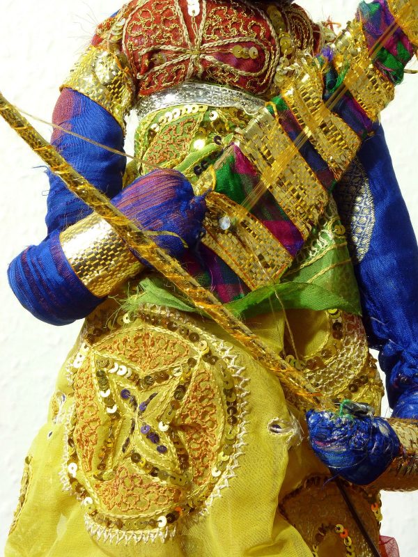 Large Musician Handmade Male Puppet Indian Rajasthani