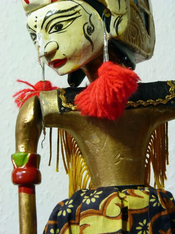 Large Handmade Female Puppet Indian Rajasthani