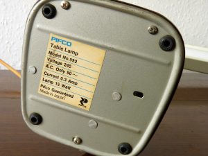 Pifco Model 992 Tube Desk Lamp