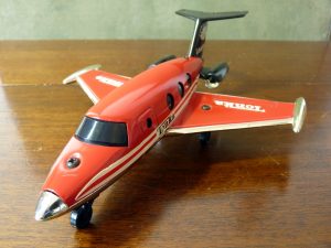 Tonka Toy Learjet Plastic and Metal Made in Hong Kong