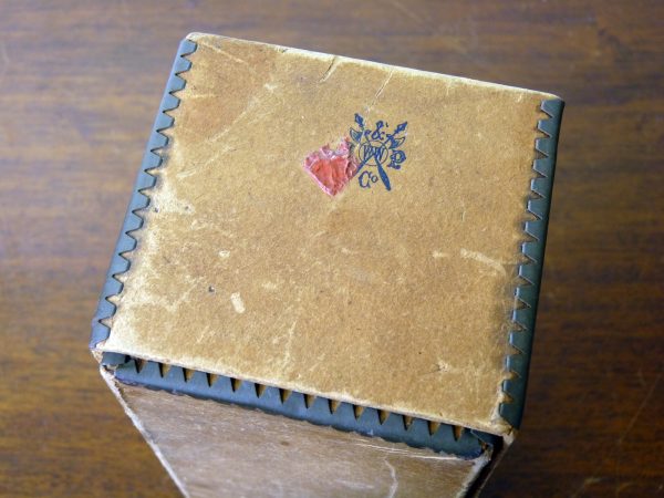 Late 19th/Early 20th Century Card and Metal Jewelry Postal Box