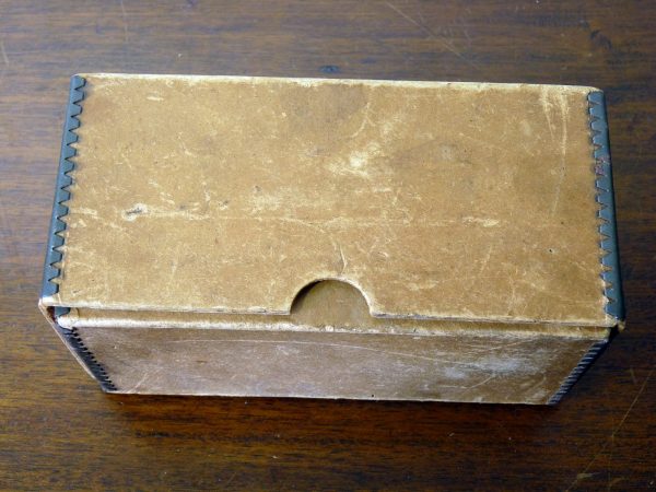 Late 19th/Early 20th Century Card and Metal Jewelry Postal Box