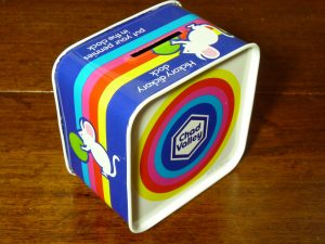 Chad Valley Hickory Dickory Dock Money Box
