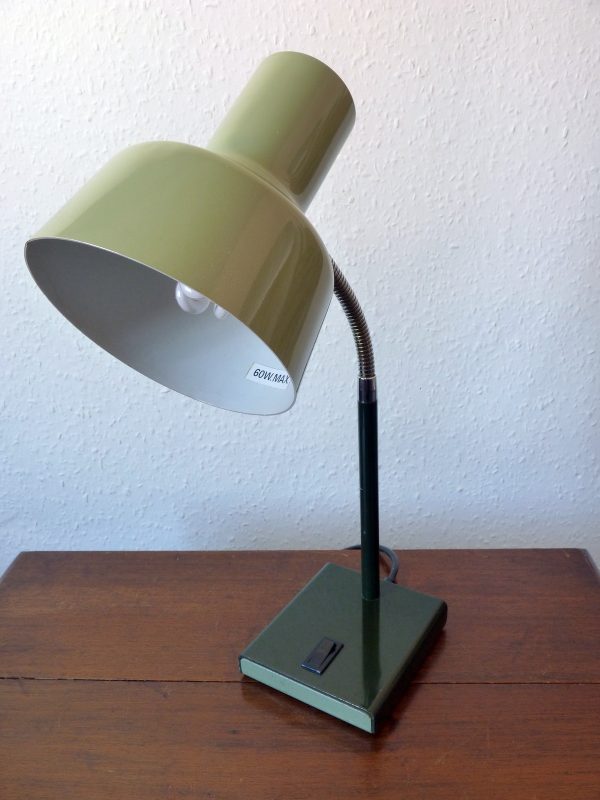 Anglepoise Model 99 Gooseneck Lamp in Light/Dark Green