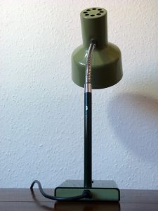 Anglepoise Model 99 Gooseneck Lamp in Light/Dark Green