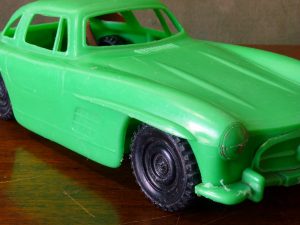 Vintage Plastic Friction-Drive Mercedes 300SL Gullwing Coupe
