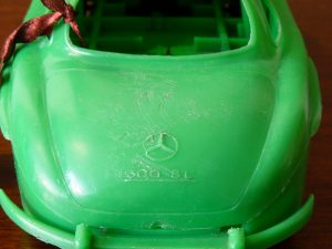 Vintage Plastic Friction-Drive Mercedes 300SL Gullwing Coupe