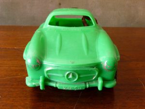 Vintage Plastic Friction-Drive Mercedes 300SL Gullwing Coupe