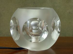 1970s TA14 Glass Lamp by Peill & Putzler