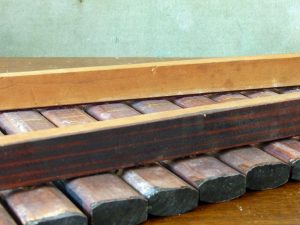 Vintage 17 bar Wood Xylophone and Beaters