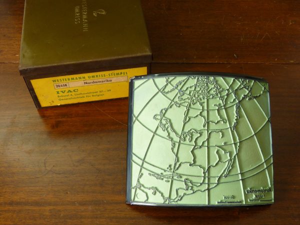 Westermann Umriss Map Stamp North America Nordamerika