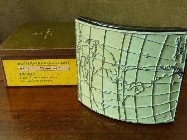 Westermann Umriss Map Stamp South America Sudamerika