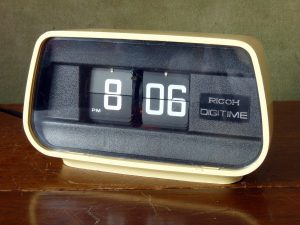 1960s Ricoh Digitime Flip Clock
