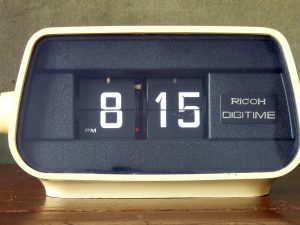 1960s Ricoh Digitime Flip Clock