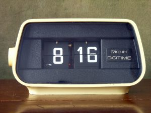 1960s Ricoh Digitime Flip Clock