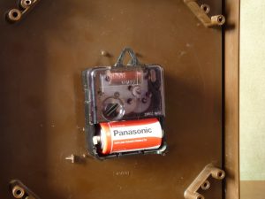 Square Brown Hanson Kitchen or Wall Clock