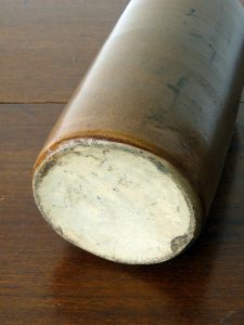 Large Vintage Stoneware Swan Ink Bottle