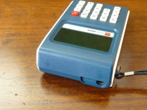 Vintage Sharp ELSI 8002 EL-8002 Green LED Calculator