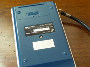Vintage Sharp ELSI 8002 EL-8002 Green LED Calculator