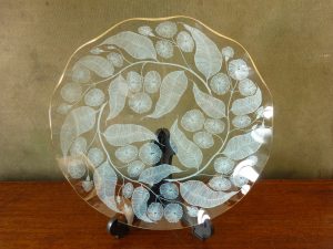 Chance Brothers Large Fluted Calypto Pattern Plate