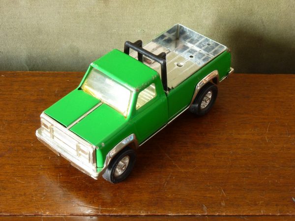 1970s Green Pressed Steel Tonka Toy Pickup