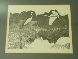 Rei Hamon Signed Return to Still Waters Print
