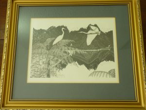 Rei Hamon Signed Return to Still Waters Print