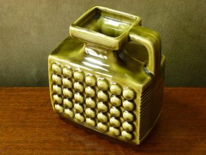 Sadler Rectangular 168 Jug Vase in Moss Green