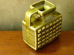 Sadler Rectangular 168 Jug Vase in Moss Green