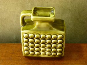 Sadler Rectangular 168 Jug Vase in Moss Green