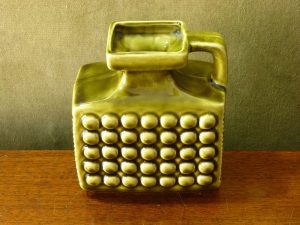 Sadler Rectangular 168 Jug Vase in Moss Green